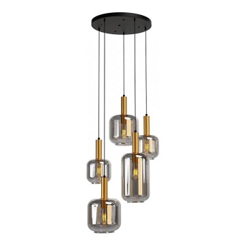 Redo 01-3214 - Candelabro suspenso BRINA 5xE27/23W/230V