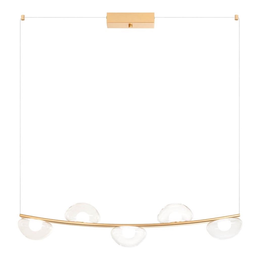 Redo 01-3243 - Candelabro suspenso LED com regulação SINCLAIR LED/35W/230V CRI 93 IP21 dourada