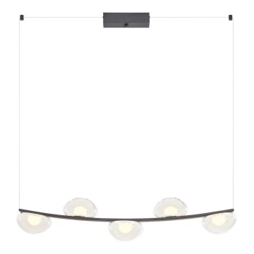 Redo 01-3244 - Candelabro suspenso LED com regulação SINCLAIR LED/35W/230V CRI 93 IP21 preto
