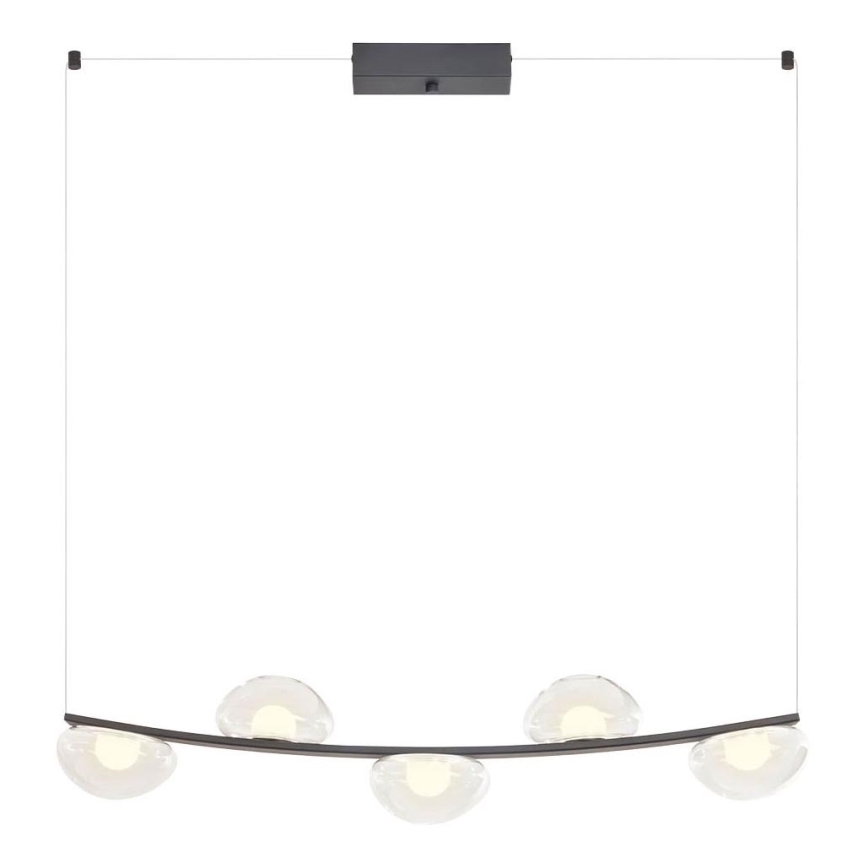 Redo 01-3244 - Candelabro suspenso LED com regulação SINCLAIR LED/35W/230V CRI 93 IP21 preto