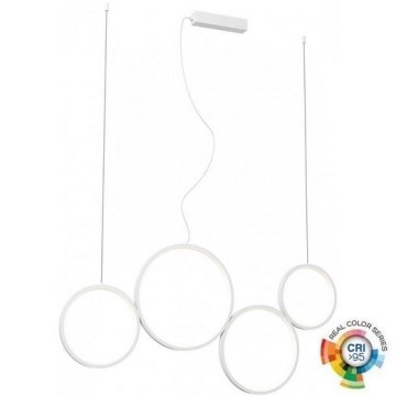 Redo 01-3382 - Candelabro suspenso LED com regulação ATHENA LED/40W/230V 3000/4000/6000K CRI98 branco