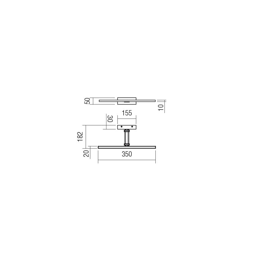 Redo 01-3460 - Iluminação de ilustração LED LINEAR LED/8W/230V 35 cm CRI 92 branco