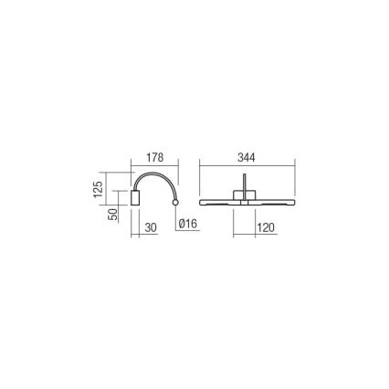 Redo 01-3464 - Iluminação de ilustração LED KENDO LED/6W/230V 34,4 cm CRI 92 branco