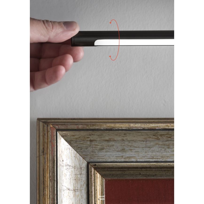 Redo 01-3467 - Iluminação de ilustração LED KENDO LED/11W/230V 51,4 cm CRI 92 preto