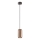 Redo 01-3476 - Candeeiro suspenso BOOM 1xGU10/10W/230V diâmetro 7,6 cm castanho