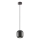 Redo 01-3477 - Candeeiro suspenso BOOM 1xGU10/10W/230V diâmetro 12 cm preto