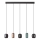 Redo 01-3481 - Candeeiro suspenso BOOM 5xGU10/10W/230V preto/verde/castanho