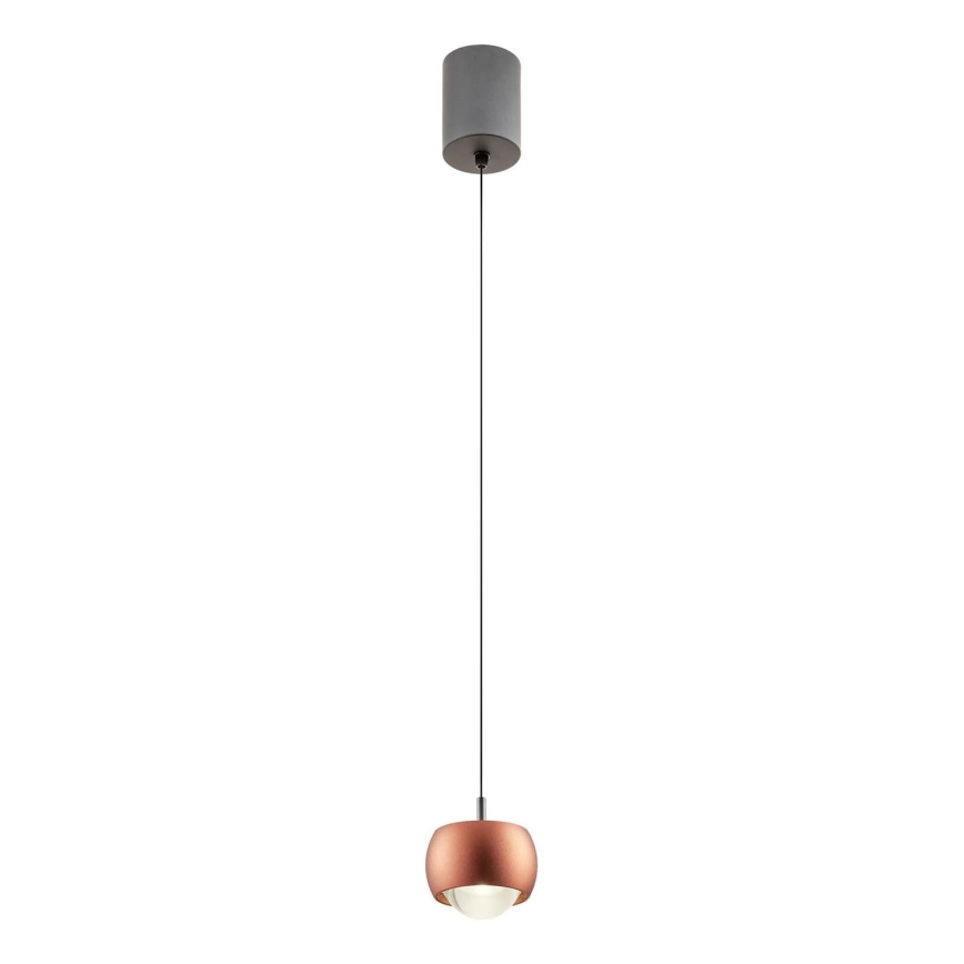Redo 01-3548 - Candeeiro suspenso LED AVES LED/12W/230V diâmetro 9,6 cm CRI 90 cobre