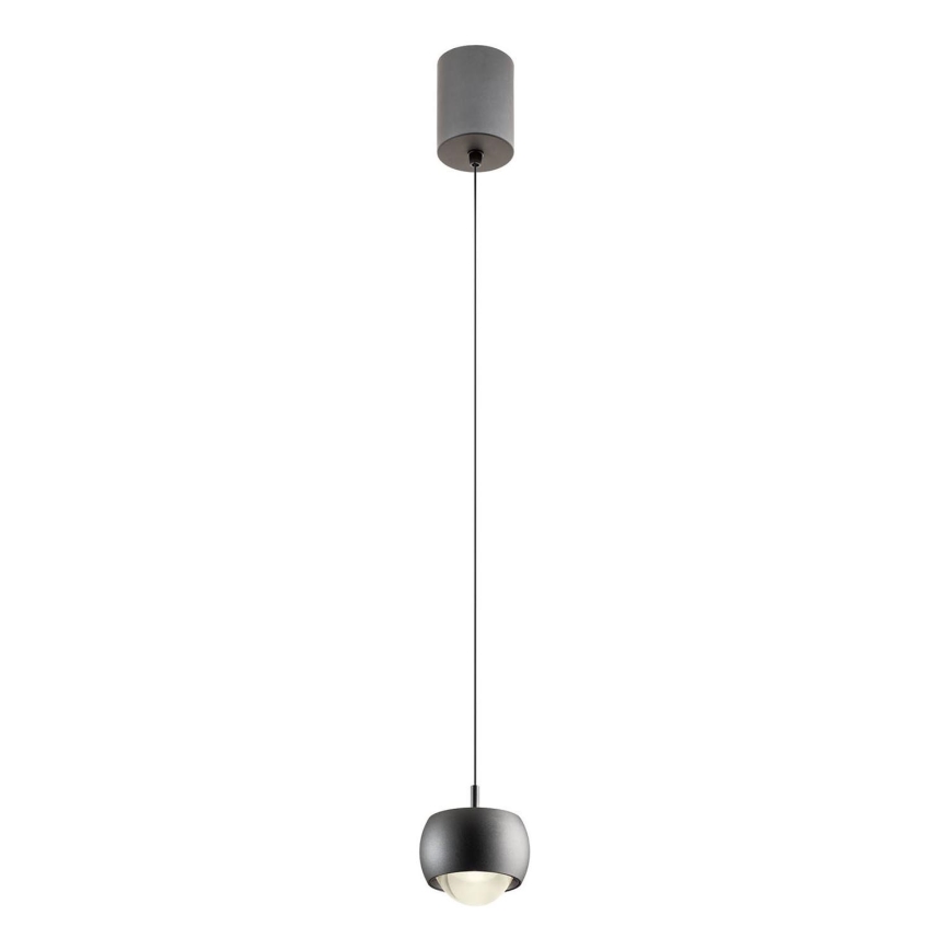 Redo 01-3550 - Candeeiro suspenso LED AVES LED/12W/230V diâmetro 9,6 cm CRI 90 preto