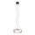 Redo 01-3591 - Candeeiro suspenso LED SOLERA LED/24W/230V diâmetro 35 cm CRI 93 3000/4000K cinzento