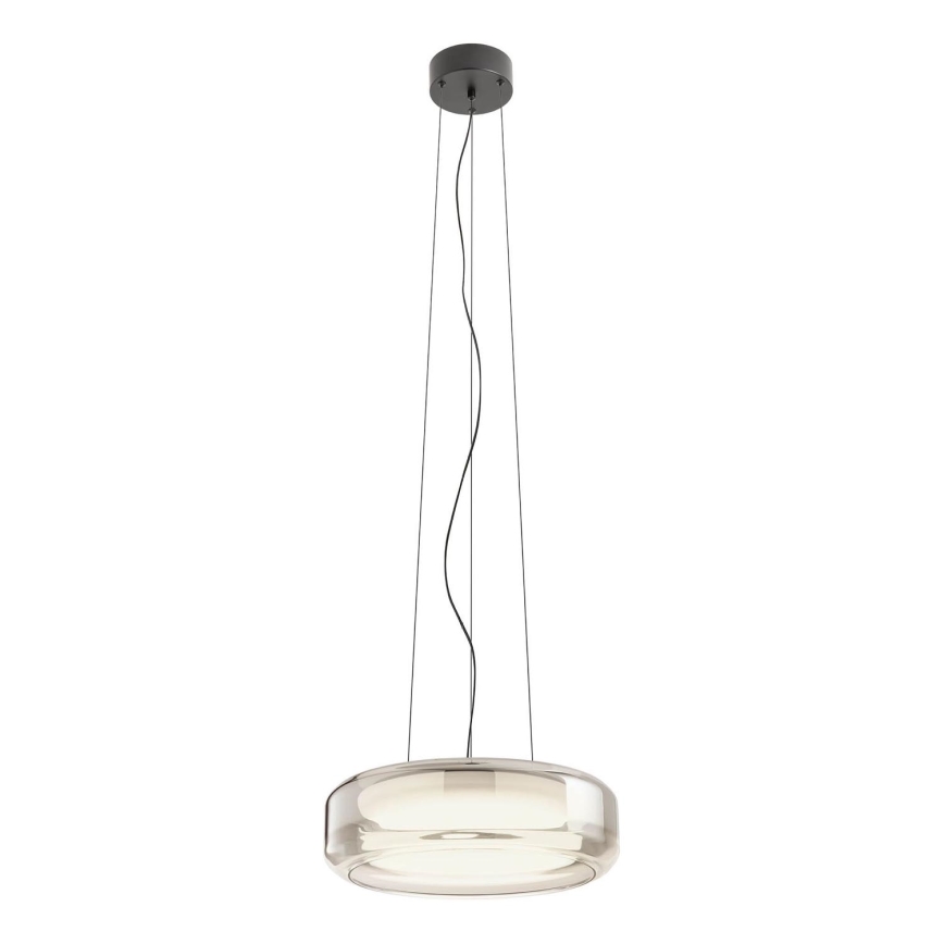 Redo 01-3592 - Candeeiro suspenso LED SOLERA LED/36W/230V diâmetro 45 cm CRI 93 3000/4000K cinzento