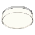 Redo 01-3727 - Plafon LED para banheiro FRISBI LED/12W/230V diâmetro 23 cm CRI 90 3000/4000K IP44 cromo brilhante