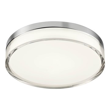 Redo 01-3728 - Iluminação de teto para casa de banho LED FRISBI LED/18W/230V diâmetro 28 cm CRI 90 3000/4000K IP44 cromado brilhante