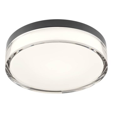 Redo 01-3735 - Iluminação de teto para casa de banho LED FRISBI LED/12W/230V diâmetro 23 cm CRI 90 3000/4000K IP44 preto