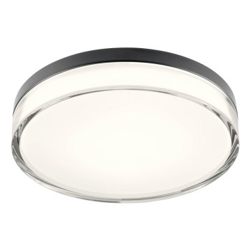 Redo 01-3736 - Iluminação de teto para casa de banho LED FRISBI LED/18W/230V diâmetro 28 cm CRI 90 3000/4000K IP44 preto