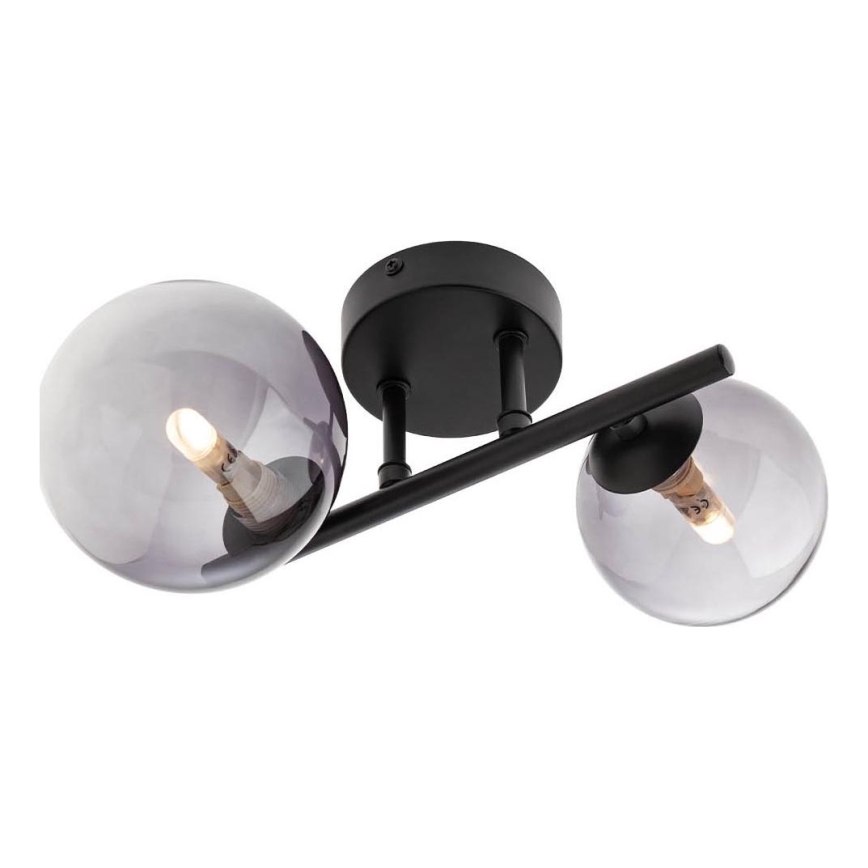 Redo 01-3987 - Candeeiro integrado ASTRA 2xG9/8W/230V preto