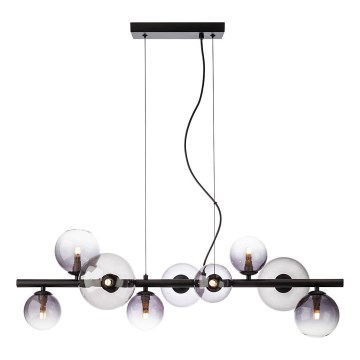 Redo 01-3989 - Candeeiro suspenso ASTRA 9xG9/8W/230V preto