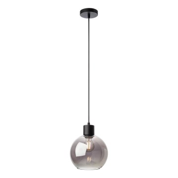 Redo 01-4045 - Candeeiro suspenso ATLANTIS 1xE27/42W/230V diâmetro 20 cm preto