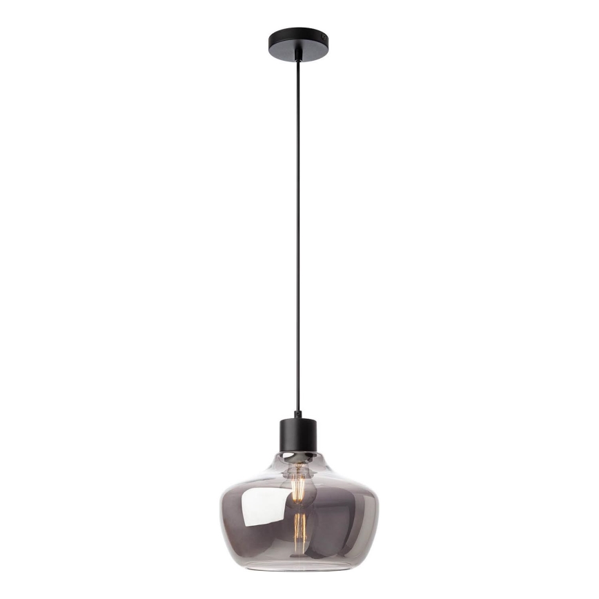 Redo 01-4046 - Candeeiro suspenso ATLANTIS 1xE27/42W/230V diâmetro 26 cm preto
