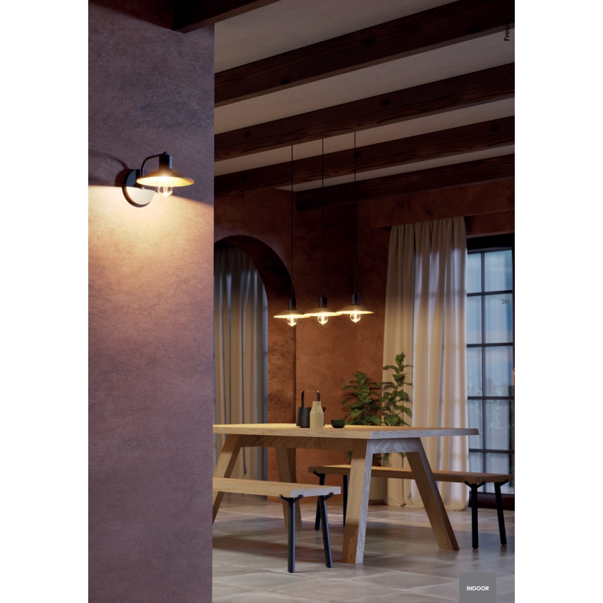 Redo 01-4055 - Candeeiro suspenso FRESNO 1xE27/42W/230V diâmetro 40 cm