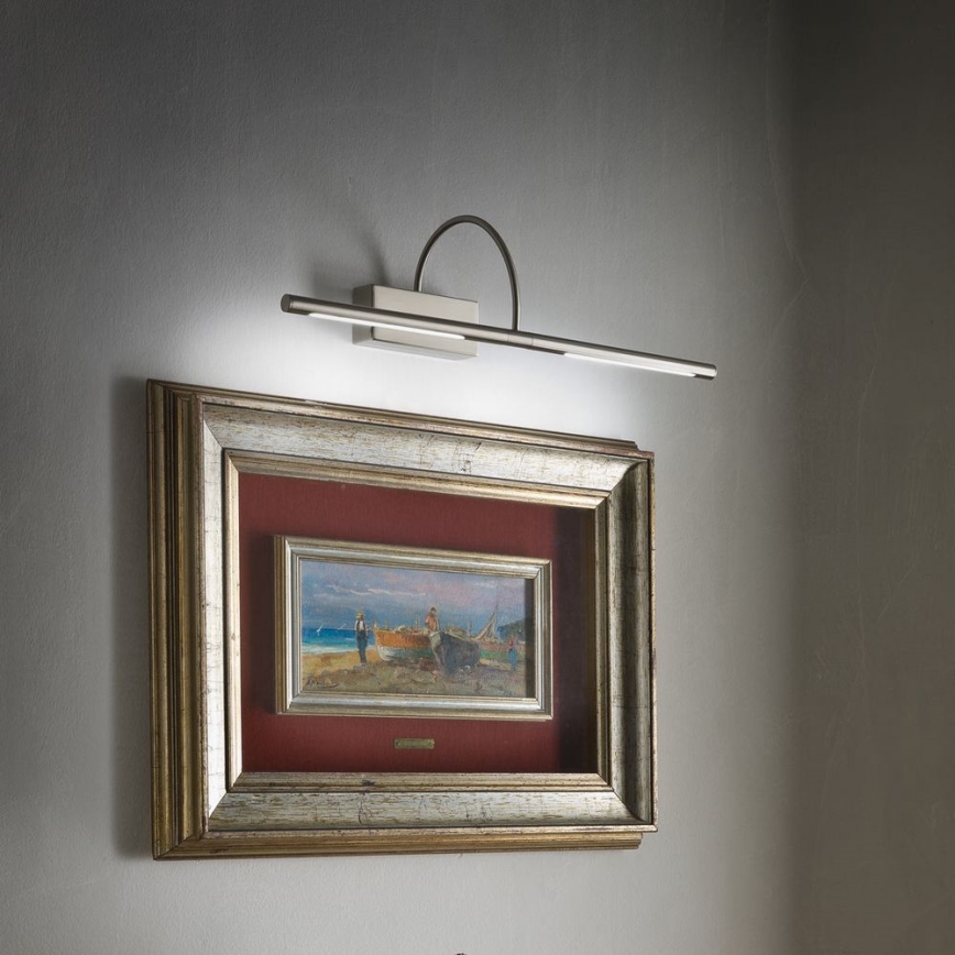 Redo 01-458 - Iluminação de ilustração LED IKON LED/18W/230V 70 cm cromado brilhante
