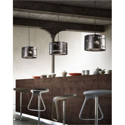 Redo 01-938 - Candelabro num fio BISTRO 3xE27/42W/230V