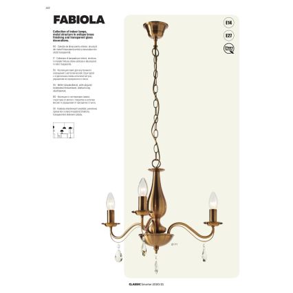 Redo 02-709 - Luz de parede FABIOLA 1xE14/28W/230V
