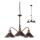 Redo 02-935 - Candelabro numa corrente VERNER 3xE27/42W/230V