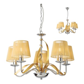 Redo 02-952 - Candelabro suspenso VIRTUU 5xE14/28W/230V