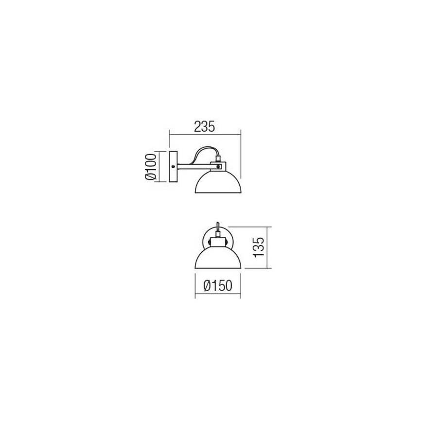 Redo 04-511 - Luz de parede de criança EOLO 1xE27/42W/230V