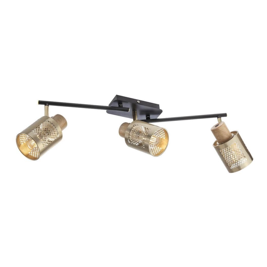 Redo 04-521 - Candelabro montado à superfície BASKET 3xE27/42W/230V bronze