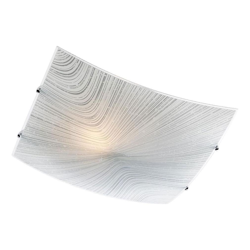 Redo 05-812 - Candeeiro de tecto SHAKE 1xE27/42W/230V 29,5x29,5 cm branco