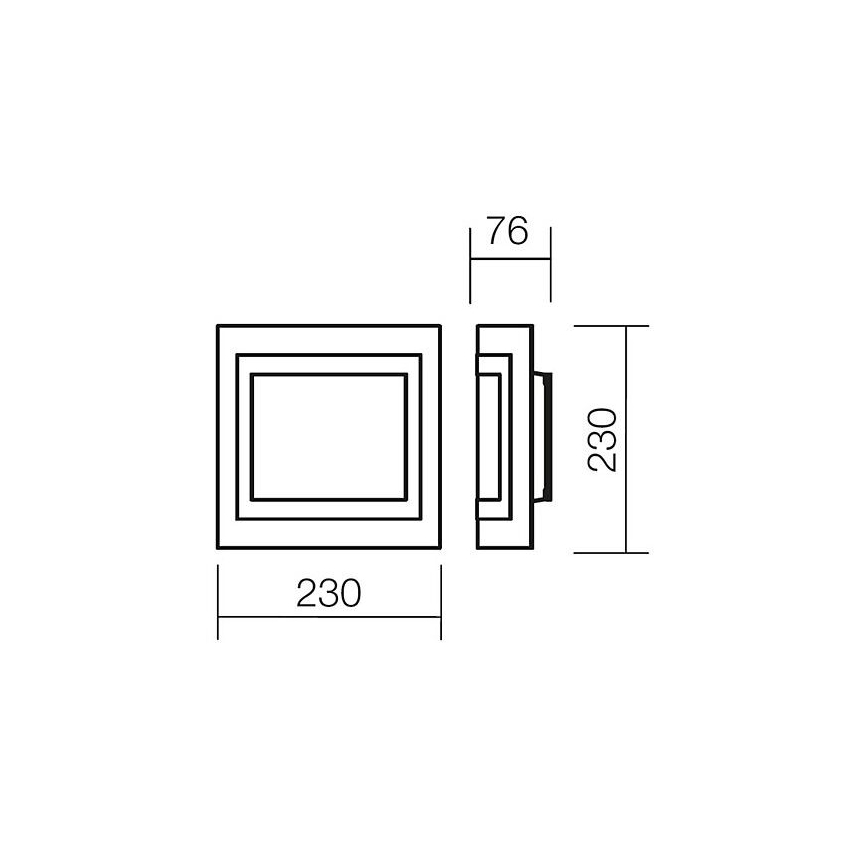 Redo 05-827 - Aplique de parede SPECTRE 1xE27/42W/230V cromado brilhante/branco