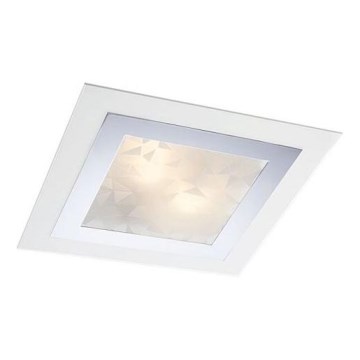 Redo 05-828 - Candeeiro de tecto SPECTRE 1xE14/28W/230V 30x30 cm cromado brilhante/branco
