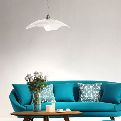 Redo 05-877 - Lustre suspenso por cabo COCOON 1xE27/42W/230V creme