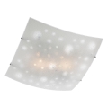 Redo 05-905 - Candeeiro de teto ISIDE 2xE27/42W/230V 39x39 cm transparente