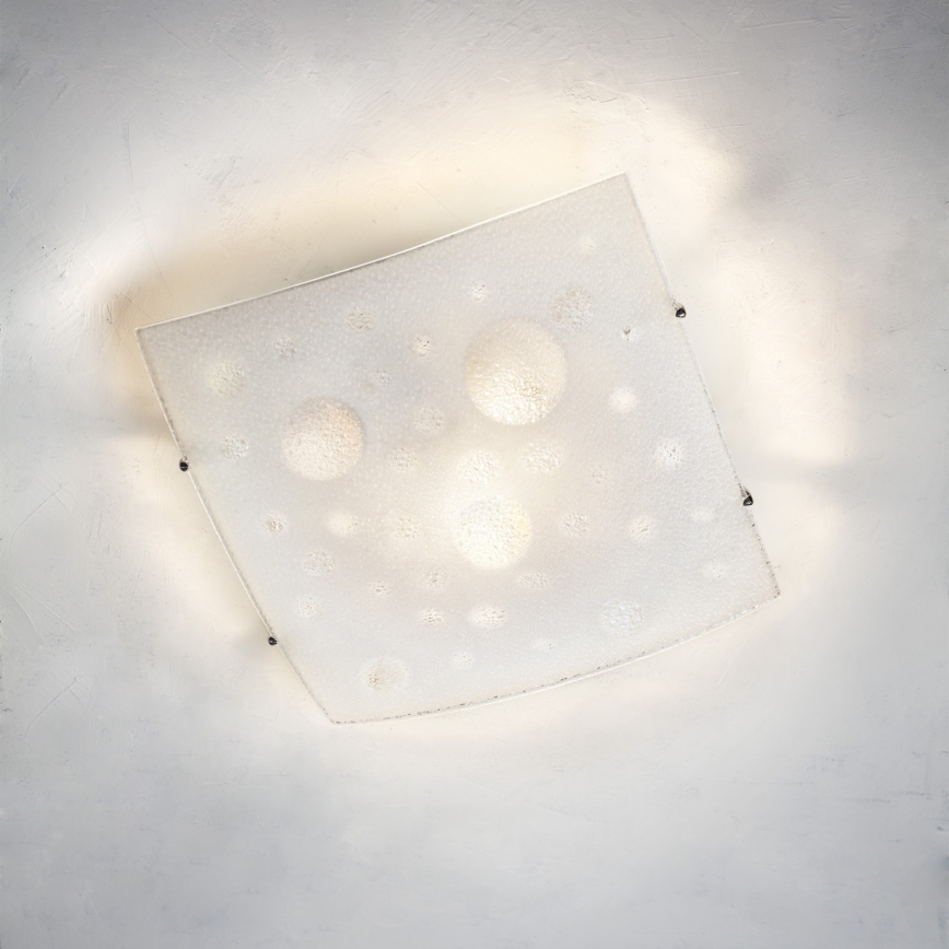 Redo 05-905 - Candeeiro de teto ISIDE 2xE27/42W/230V 39x39 cm transparente