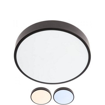 Redo 05-930 - Iluminação de teto LED KNOB LED/24W/230V 3000K-6500K 30 cm preto