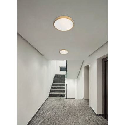 Redo 05-932 - Iluminação de teto LED KNOB LED/36W/230V 3000K-6500K 40 cm dourado