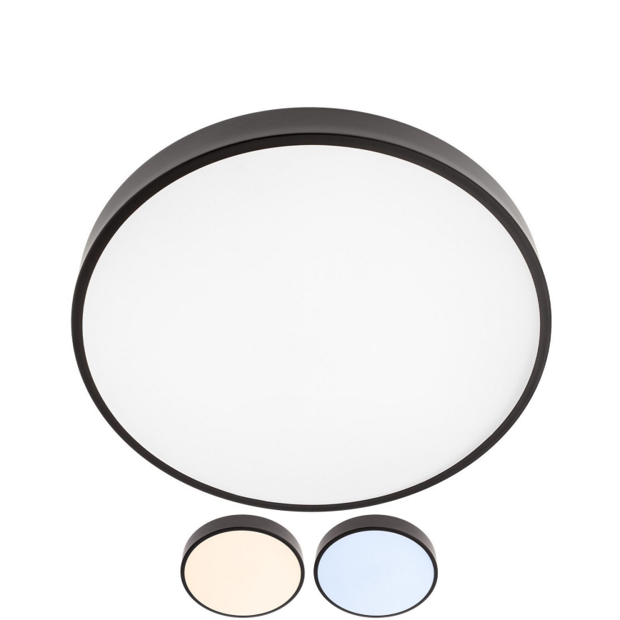 Redo 05-933 - Iluminação de teto LED KNOB LED/36W/230V 3000K-6500K 40 cm preto