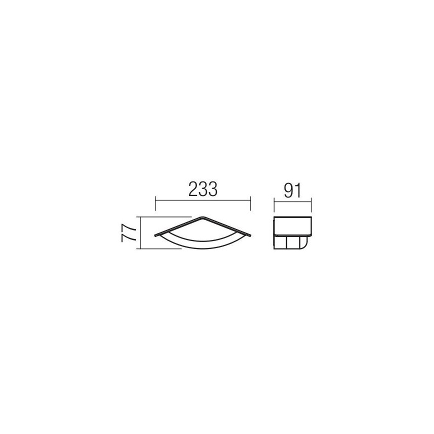 Redo 90002 - Luz de parede LED de exterior CHALET 1xLED/8W/230V IP54