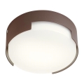 Redo 90004 - Iluminação de teto exterior LED SKOR LED/12W/230V diâmetro 15 cm IP54 castanho