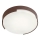 Redo 90006 - Iluminação de teto exterior LED SKOR LED/16W/230V diâmetro 25 cm IP54 castanho
