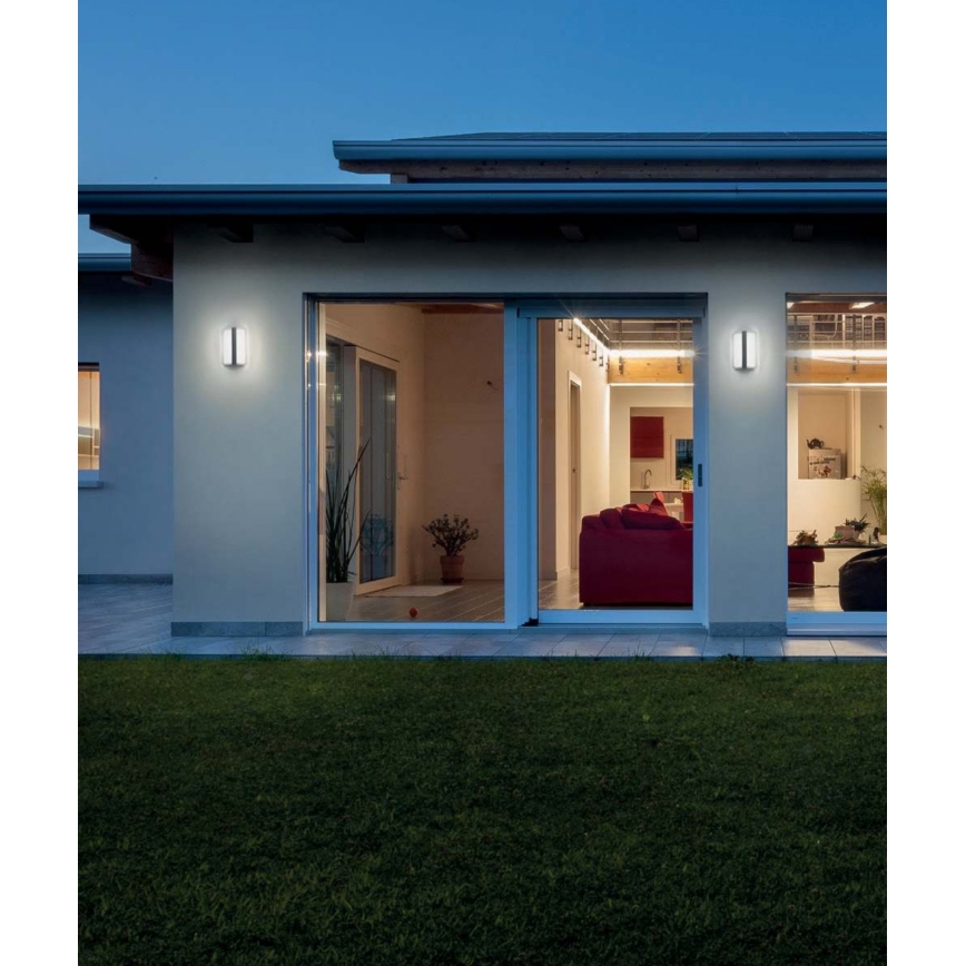 Redo 90023 - Luz de parede LED de exterior BREDA 1xLED/12W/230V IP54