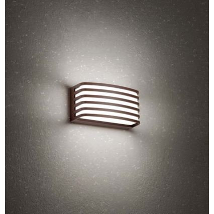 Redo 90038 - Iluminação de parede exterior LED SEBRA LED/15W/230V IP54