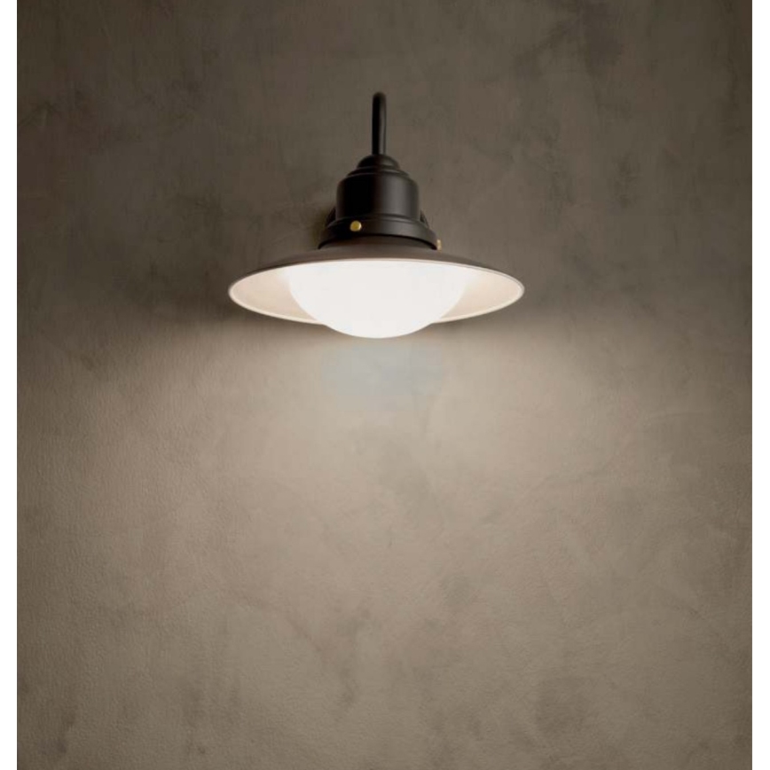 Redo 90093 - Luz de parede de exterior ELIO 1xE27/42W/230V IP44