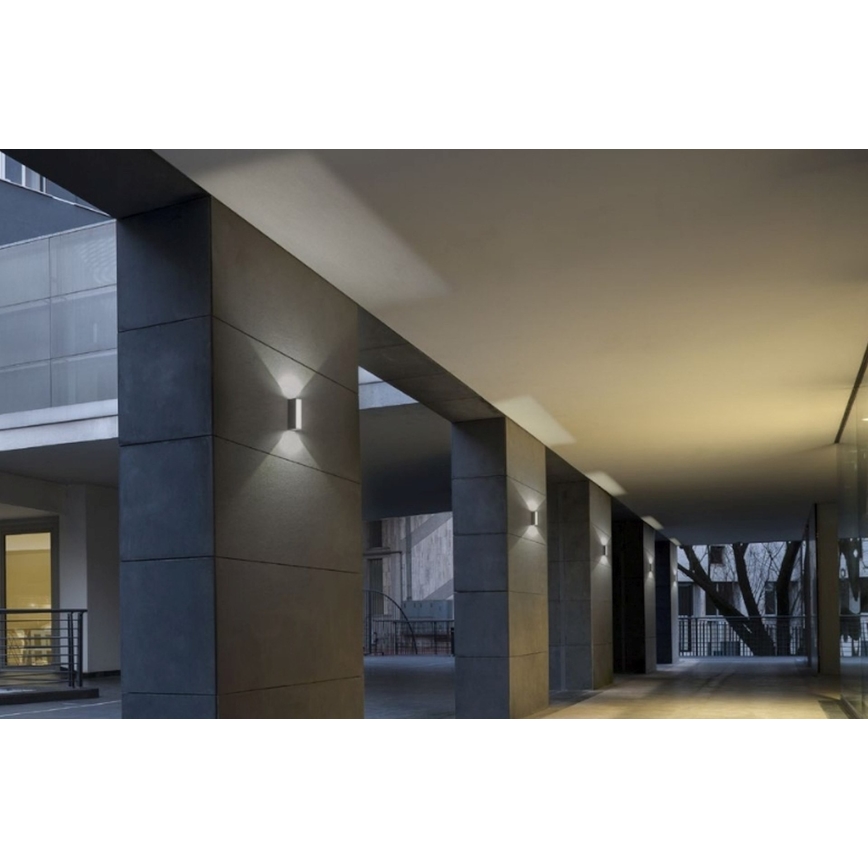 Redo 90114 - Iluminação de parede exterior LED IVAR LED/7,6W/230V IP54 antracite