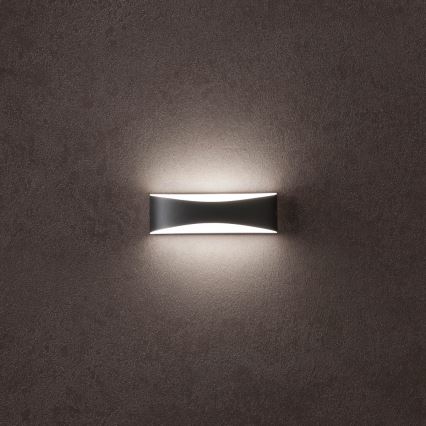 Redo 90126 - Aplique de parede LED para exterior AXEL LED/7W/230V 3000 K IP65 antracite