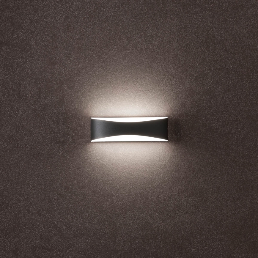 Redo 90126 - Aplique de parede LED para exterior AXEL LED/7W/230V 3000 K IP65 antracite