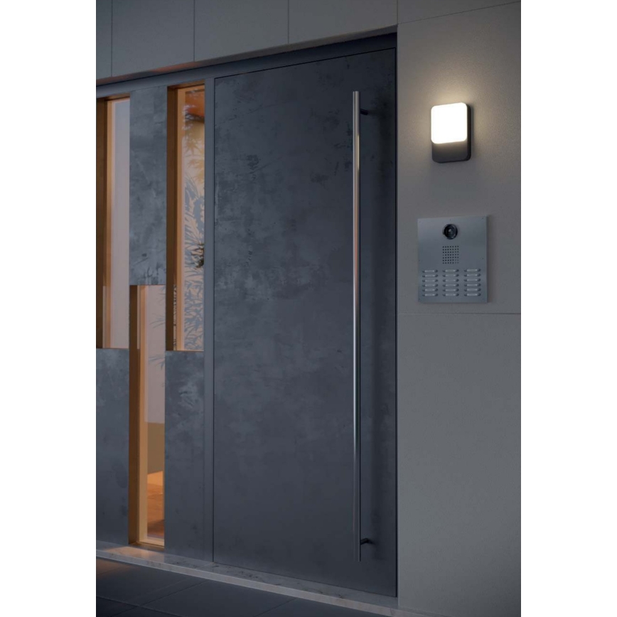 Redo 90129 - Luz de parede LED de exterior COLIN 1xLED/9W/230V IP54